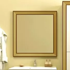 Зеркало Opadiris Карат золотое 87х84 см