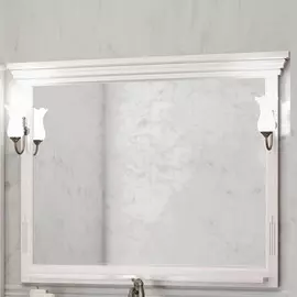 Зеркало Opadiris Риспекто белое 101х129 см