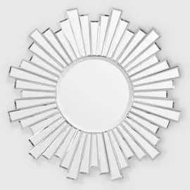 Зеркало Qingdao Besty в декоративной раме дерево 80х80 см