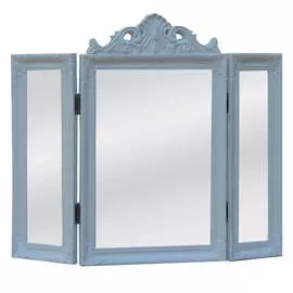 Зеркало Qingdao Besty в серебристой раме антик 74х55 см