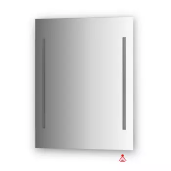 Зеркало Evoform с 2-мя встроенными LED-светильниками10,5 W 60x75 см, ИК-выключатель