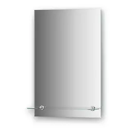 Зеркало Evoform с фацетом и полочкой 40х60 см