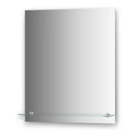 Зеркало Evoform с фацетом и полочкой 60х70 см