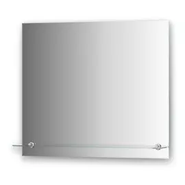 Зеркало Evoform с фацетом и полочкой 70х60 см