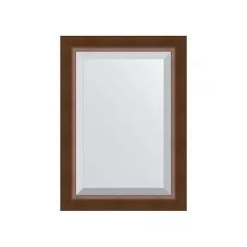 Зеркало с фацетом в багетной раме Evoform орех 65 мм 52х72 см