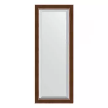 Зеркало с фацетом в багетной раме Evoform орех 65 мм 52х132 см