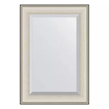 Зеркало с фацетом в багетной раме Evoform травленое серебро 95 мм 68х98 см