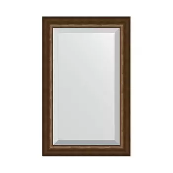Зеркало с фацетом в багетной раме Evoform состаренная бронза 66 мм 52х82 см
