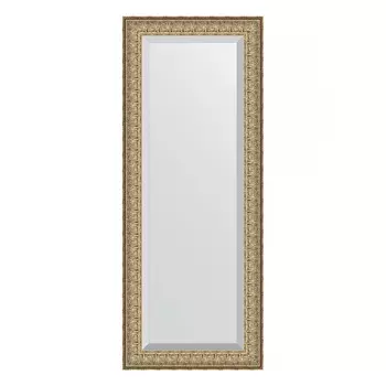 Зеркало с фацетом в багетной раме Evoform медный эльдорадо 73 мм 54х134 см