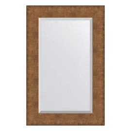 Зеркало с фацетом в багетной раме Evoform медная кольчуга 88 мм 57x87 см