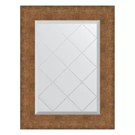 Зеркало с гравировкой в багетной раме Evoform медная кольчуга 88 мм 57x74 см