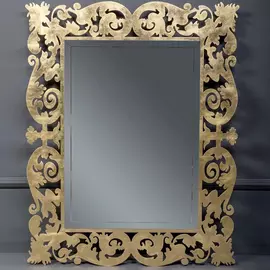 Зеркало с подсветкой Boheme Caprice золотое 80х5х100 см