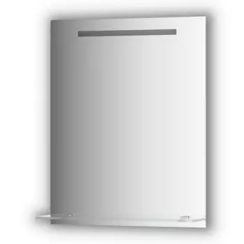 Зеркало Evoform с полочкой 60 см со встроенным LED-светильником 4 W 60x75 см