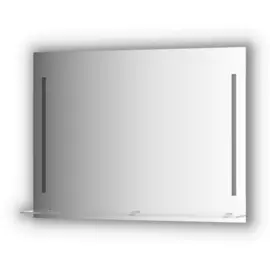 Зеркало Evoform с полочкой 100 см с 2-мя встроенными LED-светильниками 11 W 100x75 см