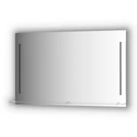 Зеркало Evoform с полочкой 120 см с 2-мя встроенными LED-светильниками 11 W 120x75 см