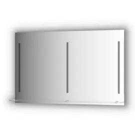 Зеркало Evoform с полочкой 120 см с 3-мя встроенными LED-светильниками 16,5 W 120x75 см