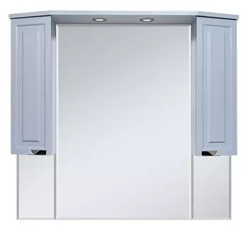 Зеркало шкаф Мисти терра 110 серый