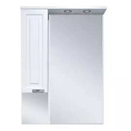 Зеркало-шкаф Мисти Терра 70 белый левый