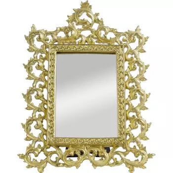 Зеркало универсальное Glasar золотистое 29х3х40 см