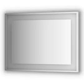 Зеркало Evoform в багетной раме со встроенным LED-светильником 25,5 W 100x75 см