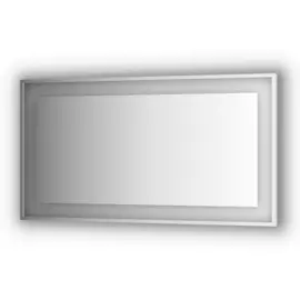 Зеркало Evoform в багетной раме со встроенным LED-светильником 33,5 W 140x75 см