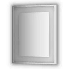 Зеркало Evoform в багетной раме со встроенным LED-светильником 18 W 60x75 см