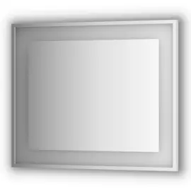 Зеркало Evoform в багетной раме со встроенным LED-светильником 24 W 90x75 см