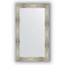 Зеркало в багетной раме Evoform алюминий 90 мм 70х120 см
