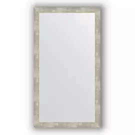 Зеркало в багетной раме Evoform алюминий 61 мм 74х134 см