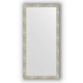 Зеркало в багетной раме Evoform алюминий 61 мм 74х154 см