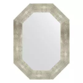 Зеркало в багетной раме Evoform алюминий 90 мм 56x76 см