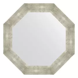 Зеркало в багетной раме Evoform алюминий 90 мм 71x71 см