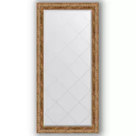 Зеркало с гравировкой в багетной раме Evoform виньетка античная бронза 85 мм 75x157 см