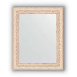 Зеркало в багетной раме Evoform беленый дуб 57 мм 40х50 см