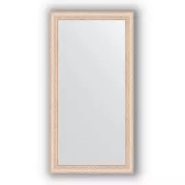 Зеркало в багетной раме Evoform беленый дуб 57 мм 54х104 см