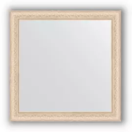Зеркало в багетной раме Evoform беленый дуб 57 мм 64х64 см