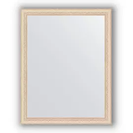 Зеркало в багетной раме Evoform беленый дуб 57 мм 74х94 см