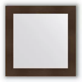 Зеркало в багетной раме Evoform бронзовая лава 90 мм 80х80 см