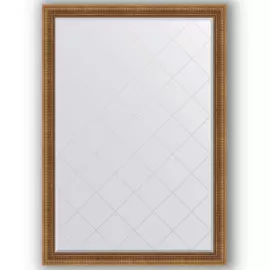 Зеркало с гравировкой в багетной раме Evoform бронзовый акведук 93 мм 132x187 см