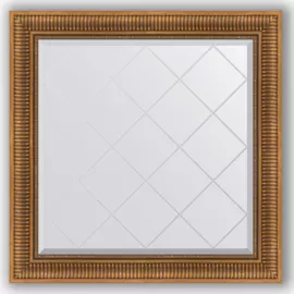 Зеркало с гравировкой в багетной раме Evoform бронзовый акведук 93 мм 87x87 см