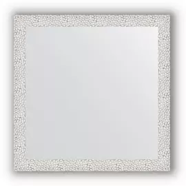 Зеркало в багетной раме Evoform чеканка белая 46 мм 61х61 см