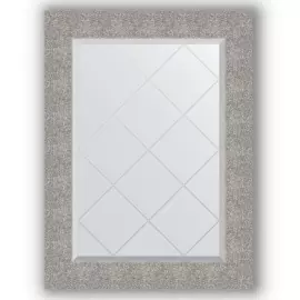 Зеркало с гравировкой в багетной раме Evoform чеканка серебряная 90 мм 66x89 см