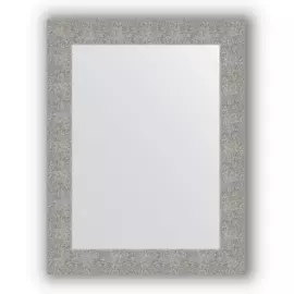 Зеркало в багетной раме Evoform чеканка серебряная 90 мм 70х90 см