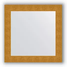 Зеркало в багетной раме Evoform чеканка золотая 90 мм 80х80 см