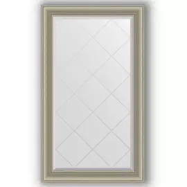 Зеркало с гравировкой в багетной раме Evoform хамелеон 88 мм 76x131 см