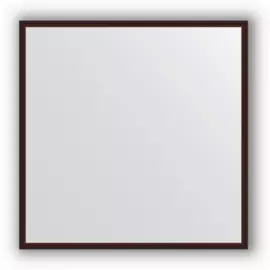 Зеркало в багетной раме Evoform махагон 22 мм 68х68 см