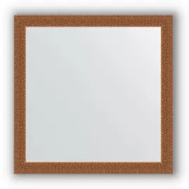 Зеркало в багетной раме Evoform мозаика медь 46 мм 61х61 см