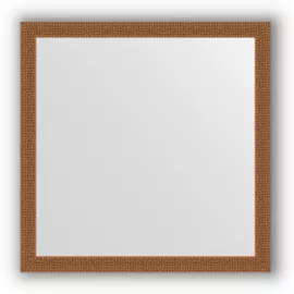 Зеркало в багетной раме Evoform мозаика медь 46 мм 71х71 см