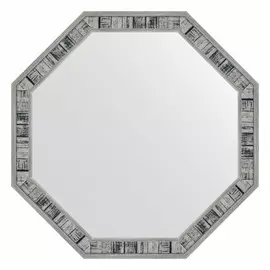 Зеркало в багетной раме Evoform состаренное дерево 50 мм 59х59 см