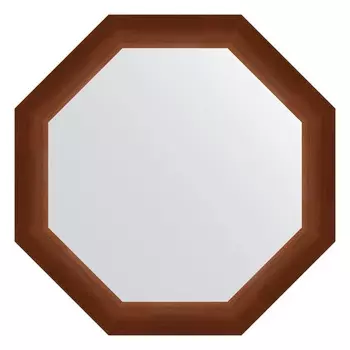 Зеркало в багетной раме Evoform орех 65 мм 62,4х62,4 см